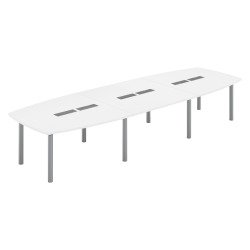 <table adjustable Belem 16 people white antibacterial