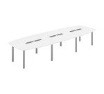 Table de réunion modulable plateau stratifié anti bactérien Belem