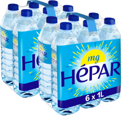Mineral water Hépar 75 cl - 12 bottles