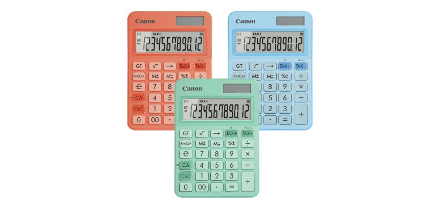 Calculatrice de bureau Canon LS-125KB couleur - 2 achetées + 1 offerte
