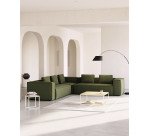Canapé d’angle Blok 6 Plätze grün 320 x 320 cm