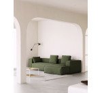 Canapé Blok 4 places méridienne droite vert 330 cm -> Sofa Blok 4 Plätze, rechte Chaiselongue, grün, 330 cm.