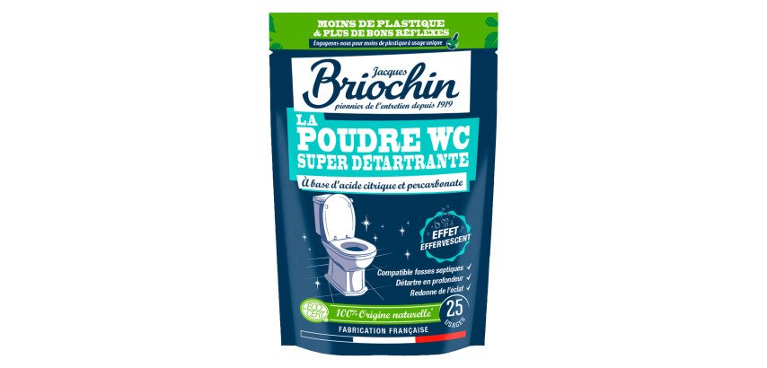 Poudre WC super détartrante Briochin - Sachet de 500 g