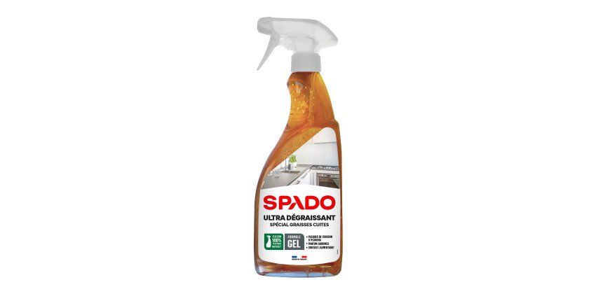 Dégraissant surpuissant gel Spado spécial graisses cuites - Spray de 750 ml