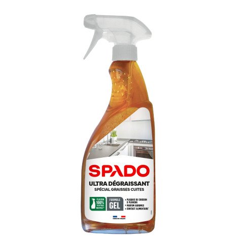 Dégraissant surpuissant gel Spado spécial graisses cuites - Spray de 750 ml