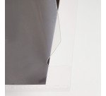 Chemise coin plastique Exacompta A4 polypropylène 20/100e transparente incolore - Paquet de 10