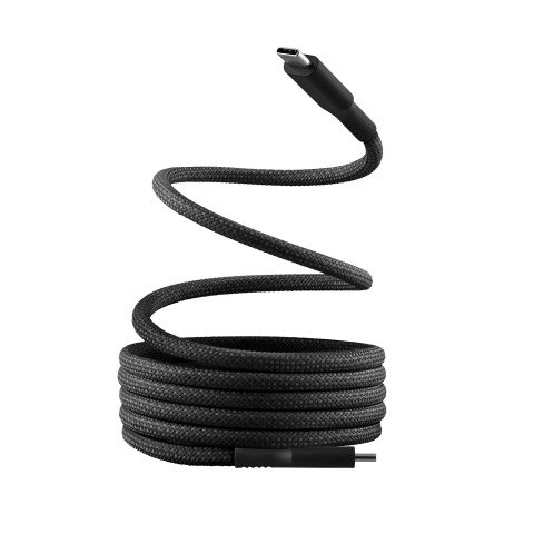 Cable USB-C 60W magnético y enrrollable 1,5 m negro TnB