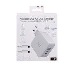 Chargeur GaN 100W USB-C et USB-A TnB