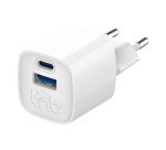 Chargeur secteur 1 USB-C + 1 USB-A GaN 30 W T'nB