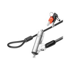 Sicherheitskabel mit 3-in-1-Schlüssel von TnB, 1,8 m