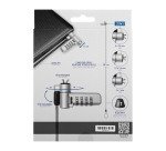 Câble de sécurité à code 3 en 1 TnB 1,8 m