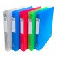 Classeur 4 anneaux plastifié Exacompta Chromaline A4 Maxi - Dos 3 cm couleurs assorties