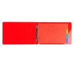 Intercalaires horizontaux A5 carte lustrée Exacompta 4 onglets neutres multicolores - 1 jeu