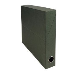 Exacompta 50 cm spine filing box - green color