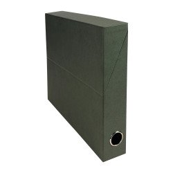 Boite de classement carte teinté Exacompta dos 50 cm - coloris verte
