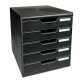 <div class="translation">Exacompta Modulo Ecoblack 5-drawer filing module</div>