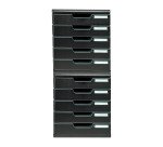 Module de classement Exacompta Modulo Ecoblack 5 tiroirs