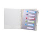 Protège-documents amovible Exacompta Crystal polypropylène A4 30 pochettes - 60 vues