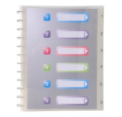 Removable document wallet Exacompta Crystal polypropylene A4 30 pockets - 60 views