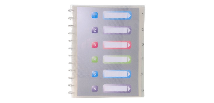 Removable document wallet Exacompta Crystal polypropylene A4 30 pockets - 60 views