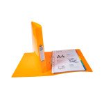 Classeur 2 anneaux plastifié Exacompta Iderama A4 maxi - Dos 4 cm couleurs assorties