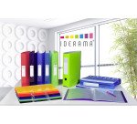 Classeur 2 anneaux plastifié Exacompta Iderama A4 maxi - Dos 4 cm couleurs assorties