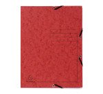 Chemise à élastique 3 rabats carte Exacompta 24 x 32 cm - coloris assortis