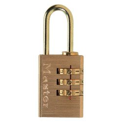 Cadenas à code Master Lock 620EURD en aluminium 20 mm