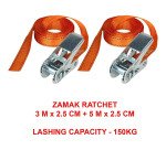 Pack de tendeurs et de sangles pour déménagement Master Lock 3249EURDAT FastLink, orange