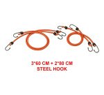 Pack de tendeurs et de sangles pour déménagement Master Lock 3249EURDAT FastLink, orange