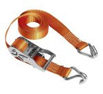 Sangle d'arrimage à cliquet avec crochets Master Lock 3211EURDAT 4,5 m x 35 mm, orange