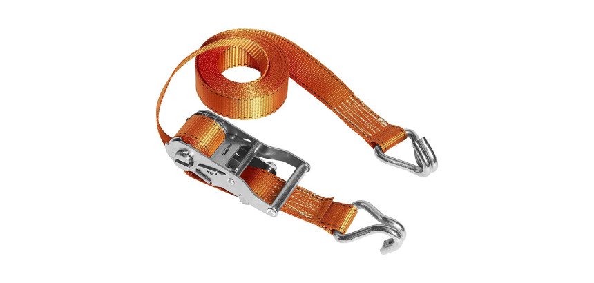 Sangle d'arrimage à cliquet avec crochets Master Lock 3211EURDAT 4,5 m x 35 mm, orange