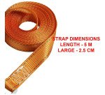 Sangle bagagère Master Lock Fast Link 3212EURDAT 5 m x 25 mm, orange