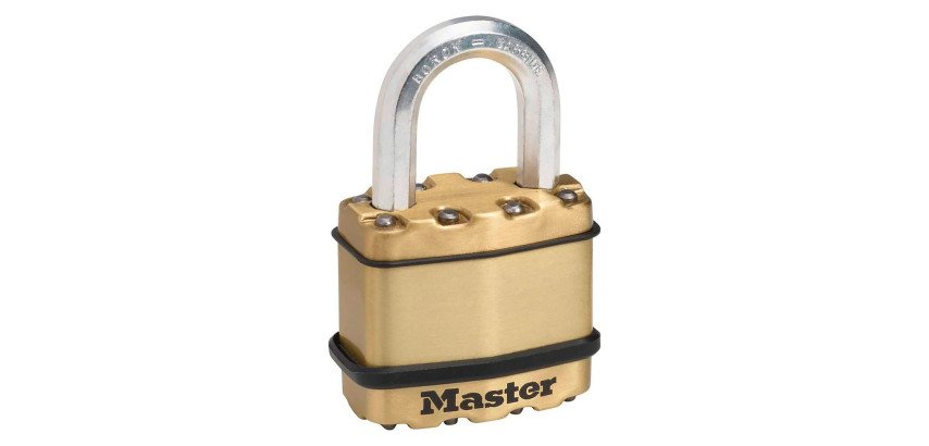 Cadenas haute sécurité Master Lock Excell® M1BEURD en acier laminé 45 mm