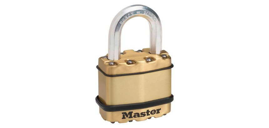 Cadenas haute sécurité Master Lock Excell® M1BEURD en acier laminé 45 mm