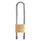 Cadenas à anse ajustable à clé Master Lock n° 1950EURDCC en laiton massif 50 mm
