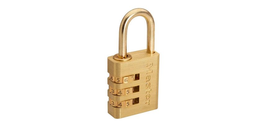 Cadenas à code Master Lock 630EURD en aluminium massif 30 mm