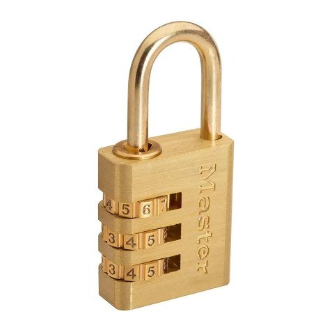 Cadenas à code Master Lock 630EURD en aluminium massif 30 mm