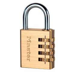 Cadenas à code Master Lock 604EURD en aluminium massif 40mm