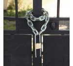 Cadenas à anse ajustable à clé Master Lock n° 1950EURDCC en laiton massif 50 mm