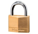 Cadenas à clé Masterlock 140EURD en laiton massif 40 mm