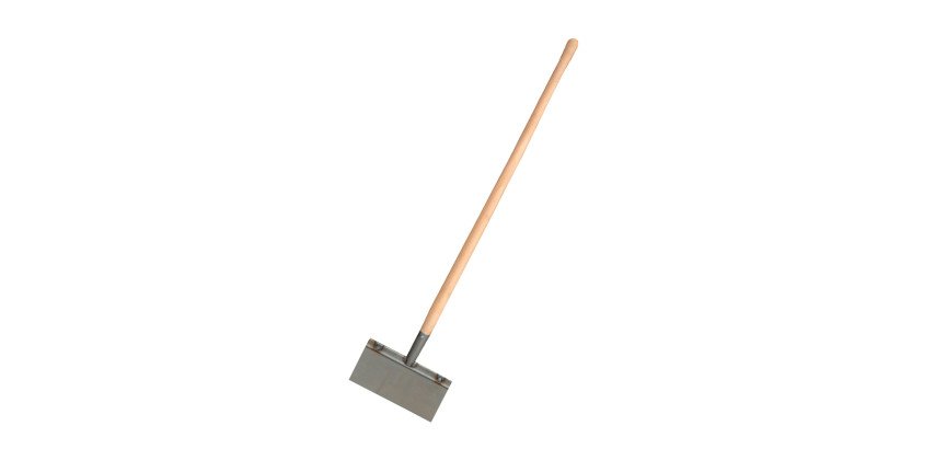 Floor scraper with welded blade