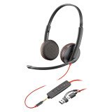 Casque micro filaire HP Poly Blackwire 3225