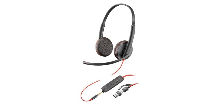 Casque micro filaire HP Poly Blackwire 3225