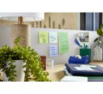 Post-it Super Sticky Notes 76 x 127 mm Blue, Green Rectangular Plain 5 Pads of 90 Sheets