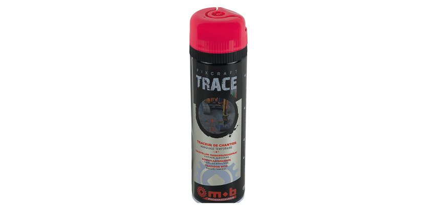Bombe de traçage Trace Mob, aérosol de 500 ml, rouge