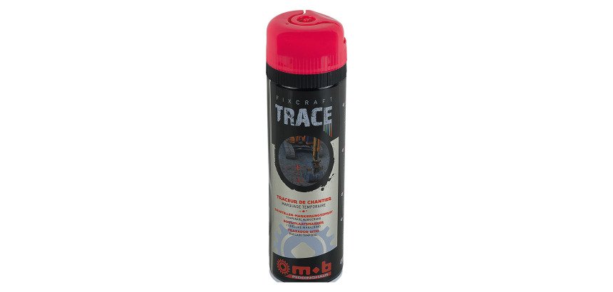 Bombe de traçage Trace Mob, aérosol de 500 ml, rouge