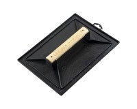 Rectangular black trowel 18 x 27 mm