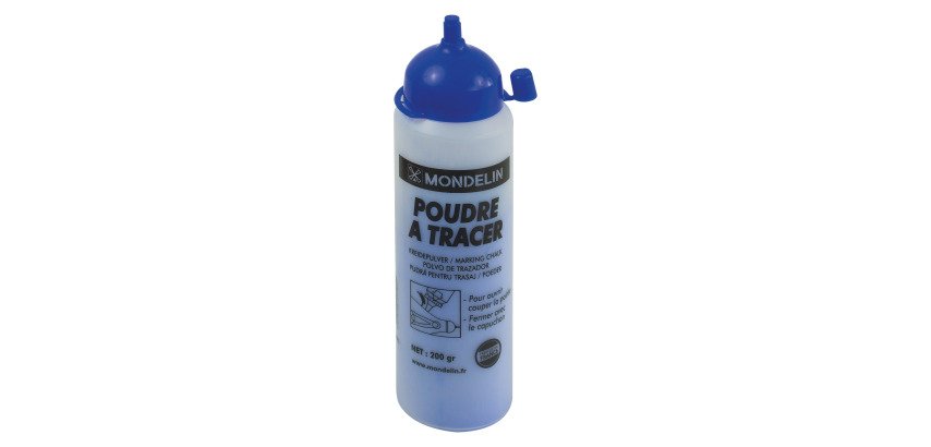 Poudre à tracer bleue - Flacon de 400 g