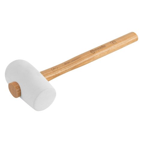 Maillet caoutchouc forme carreleur, blanc
